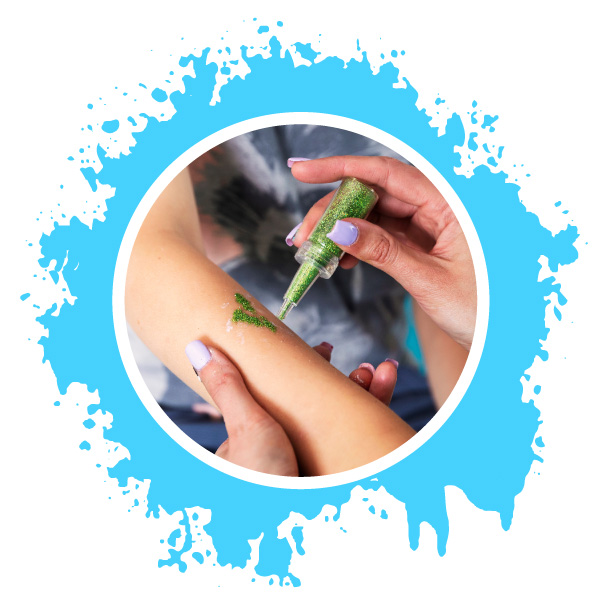 Glitter Tattoos - Face Painter South Auckland
